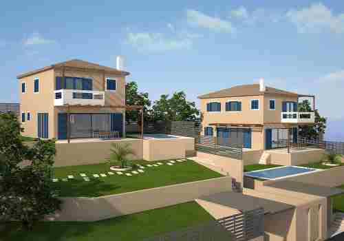 Two detached houses in Porto Heli, Greece